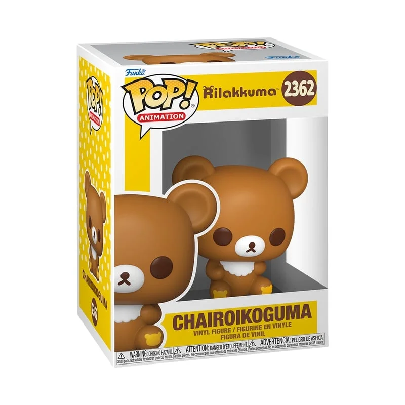 Rilakkuma POP! Animation Vinyl Figure Chairoikoguma 9 cm